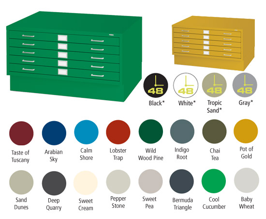 Safco Facil Small Steel Flat File