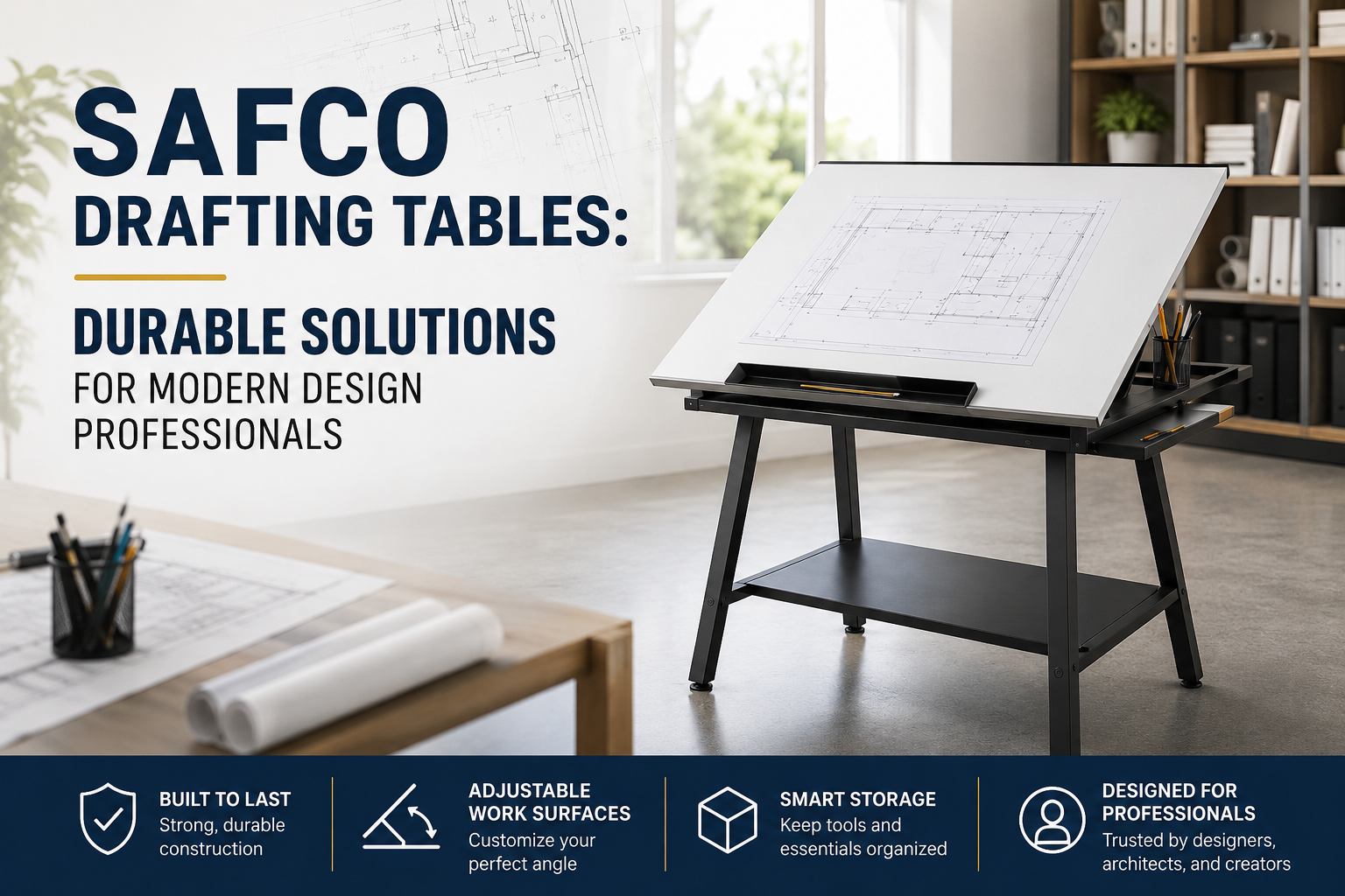 Safco drafting tables